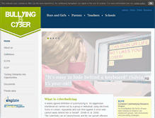Tablet Screenshot of bullyingandcyber.net